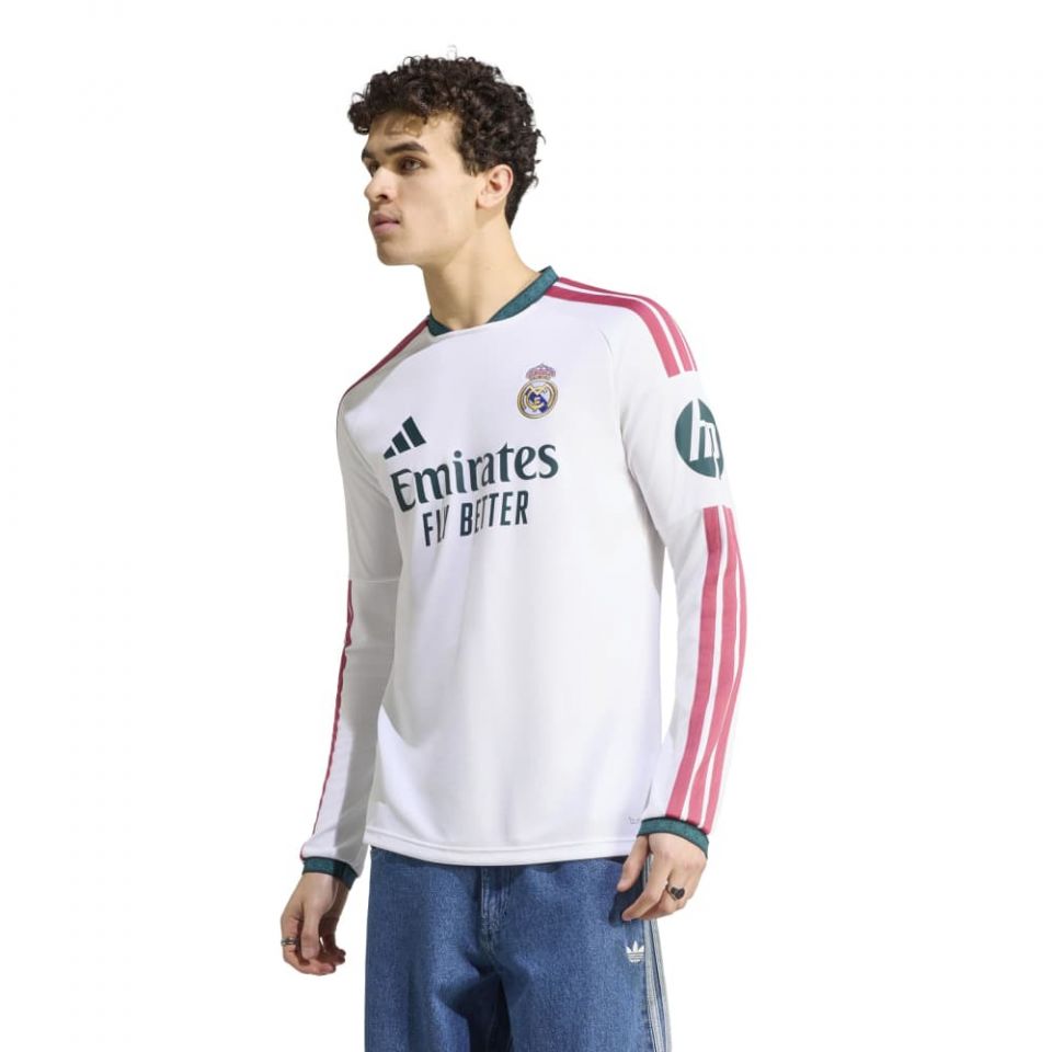 【新品】 Real Madrid ピステ Lサイズ adidas Real Madrid CF 2026/27 Men's Long Sleeve Home Jersey